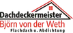 Flachdach von der Weth